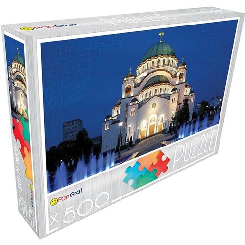  Pan-Graf puzzle 500 - Hram Svetog Save Cene