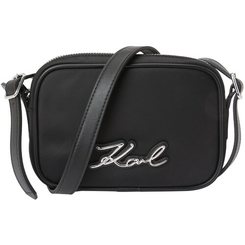 Karl Lagerfeld Torba preko ramena crna / srebro Slike