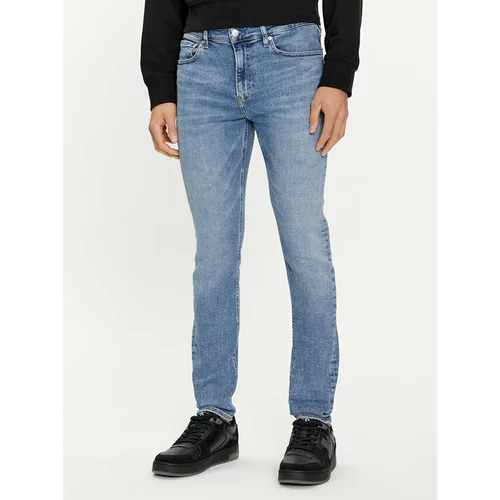Calvin Klein Jeans Jeans hlače J30J324843 Modra Super Skinny Fit