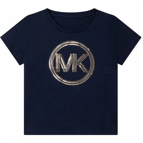 Michael Kors Dječja pamučna majica kratkih rukava boja: tamno plava