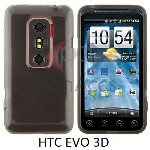  Gumijasti / gel etui Jelly za HTC EVO 3D - črni Cene
