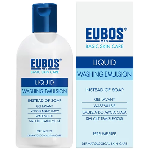 Eubos Liquid Blue, modra emulzija za umivanje in prhanje