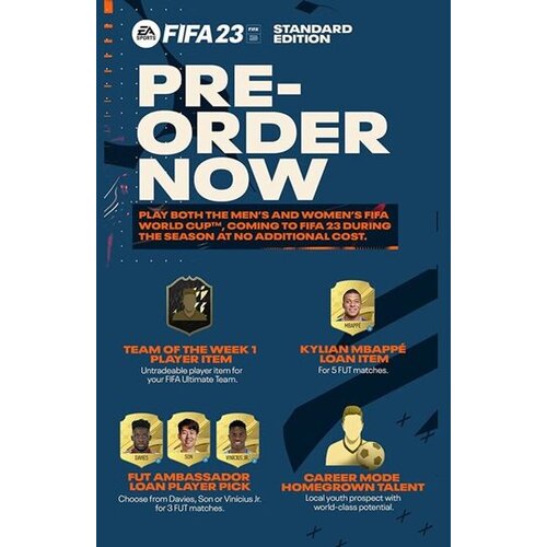 Origin ea SPORTS™ fifa 23 standard edition pre-order bonus (dlc) key global Cene