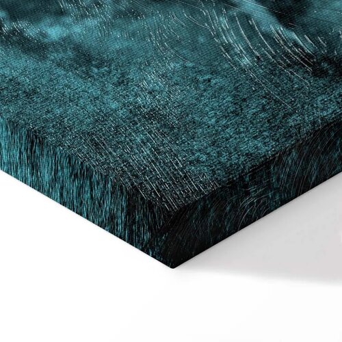  Slika - Shroud of Turin in Turqoise (1 Part) Vertical 60x90 Premium Print Slike