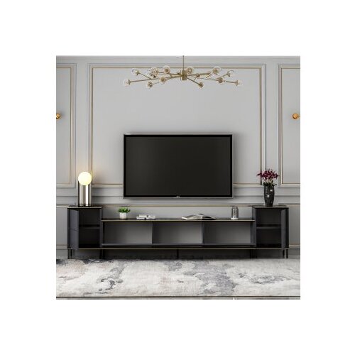 Hanah home Hanah kućna TV komoda Imaj Antracit Slike