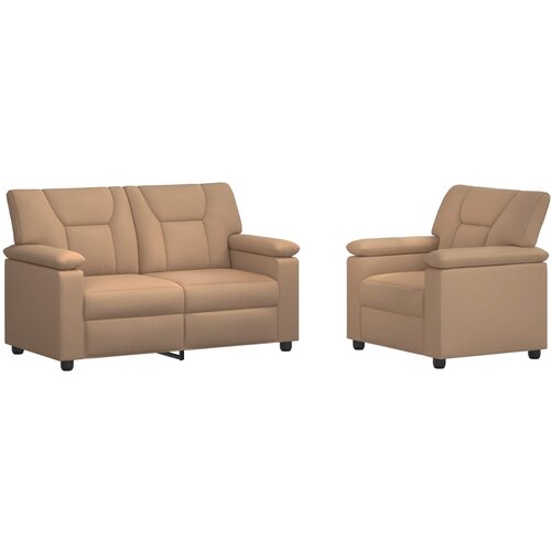  Set sofe 2 pcs Boja cappuccina Umjetna koža Slike
