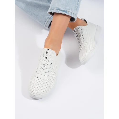 SEASTAR White openwork women's sneakers