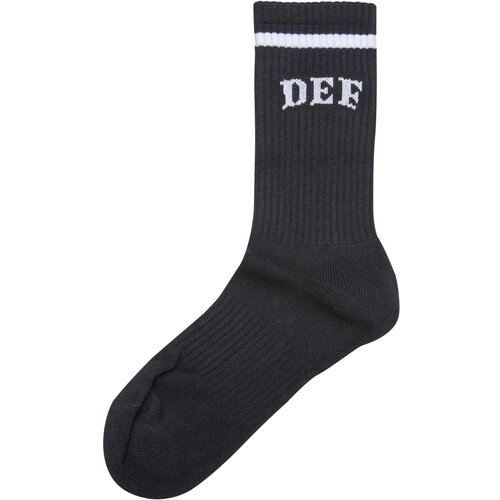 DEF College Socks Black Cene