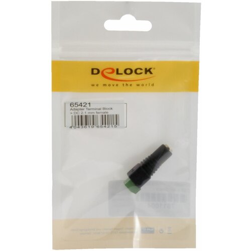 Delock 65421 DC (Strom) adapter [1x ženski konektor dc 5.5 mm - 1x 2-žičani kabel] crna 0.00 m Cijene