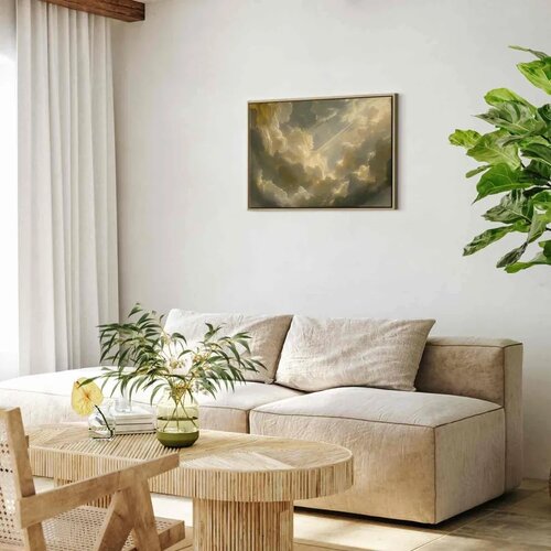  Slika - Enchanting Play of Colors Against a Backdrop of Clouds 90x60 Cene