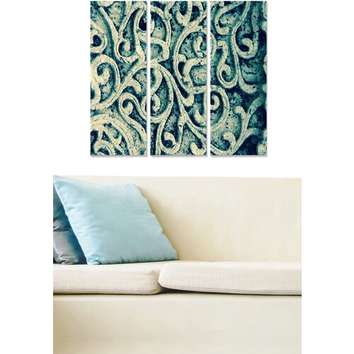 Wallity MDF1179824 multicolor decorative mdf painting (3 pieces) Slike