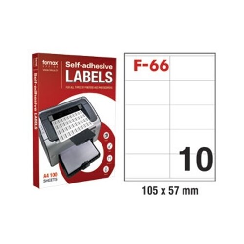 Fornax NALJEPNICA 105&times;57, F-66 ,100/1 Cijene