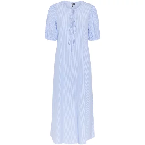 Pieces Ljetna haljina 'HOLLY' plava / bijela