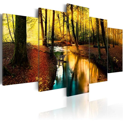  Slika - Autumn silence: forest 100x50 Slike