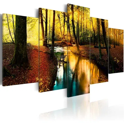  Slika - Autumn silence: forest 100x50