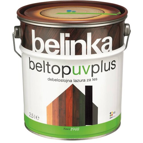 Belinka Debeloslojna lazura za les BELTOP UV PLUS (2,5 l, ebenovina, št.5) Cene