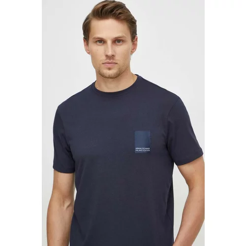Armani Exchange Bombažna kratka majica moški