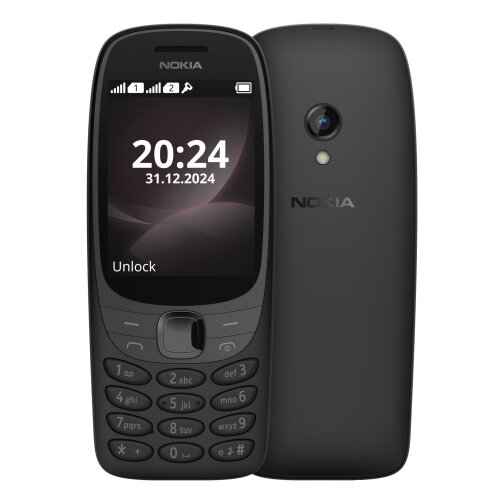 Nokia 6310 DS 2024 crni mobilni telefon Slike