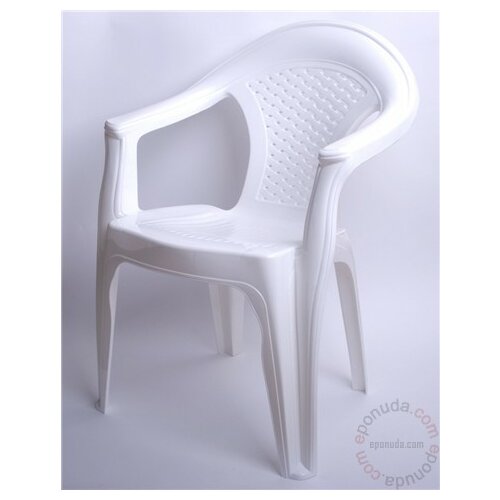 Mega Plast baštenska stolica Gardenia, White Slike
