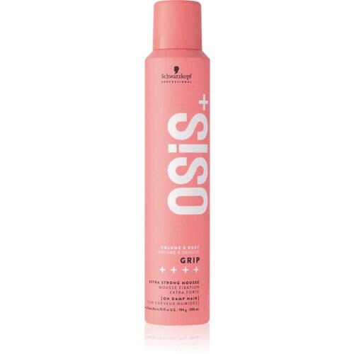Schwarzkopf Osis+ Grip pjena za kosu ultra jako učvr&amp;scaron;ćivanje 200 ml Slike