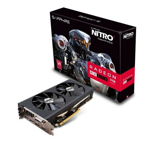 Sapphire AMD Radeon RX470 Saphire Nitro+ 8GB GDDR5, HDMI/2xDP/256bit/ 11256-02-20G grafička kartica Slike