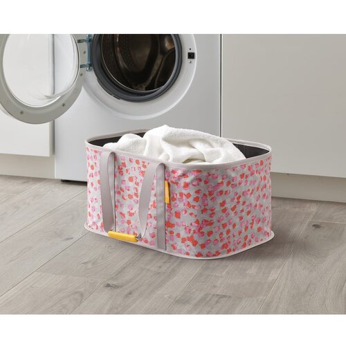 Shumee Crvena/siva tekstilna ko&amp;scaron;ara za rublje 35 l Hold-All &amp;ndash; Slike