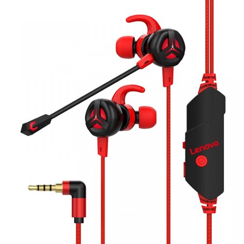 Lenovo HS-10 Surround 7.1 Gaming Headset - Red slu&amp;scaron;alice Slike