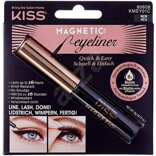 Kiss Magnetic Eyeliner magnetski tuš za oči u gelu 5 g