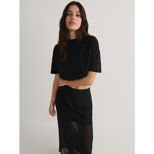 Reserved - Prozirna maxi suknja - crno Slike