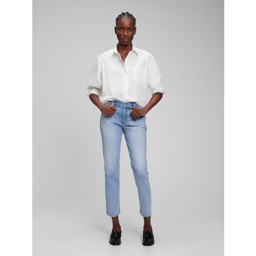 GAP Jeans mid rise girlfriend Washwell - Women Cene