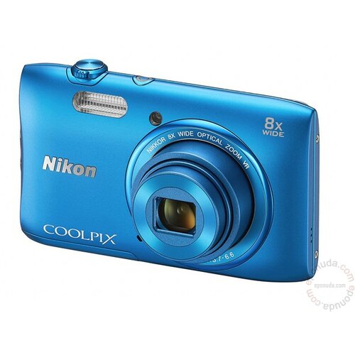 Nikon Coolpix S3600 Blue digitalni fotoaparat Slike