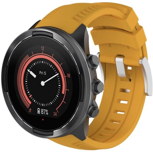  Silikonska narukvica Length: 131.2 + 98.4mm za Suunto 9 - Yellow Cijene