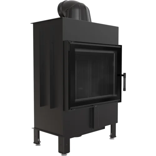 Kratki vgradni kamin LUCY/12/BLACK