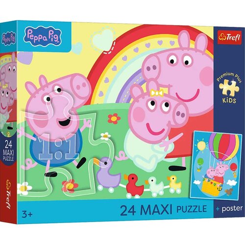 Trefl Peppa prašiček 24-delni Maxi puzzle - Cene