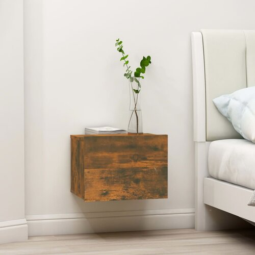 vidaXL noćni ormarići 2 kom dimljeni hrast 40 x 30 x 30 cm drveni Cijene