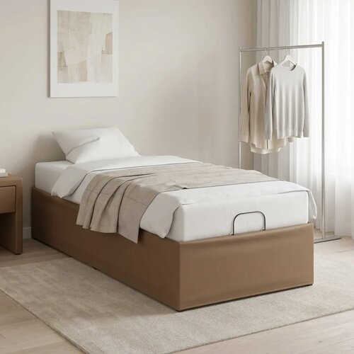  Električni podesivi okvir kreveta Smeđa 200 x 70 x 33 5 cm - Boja cappuccina 70 x 200 cm Slike