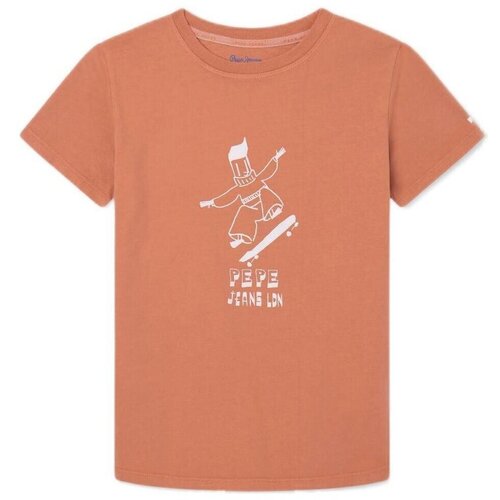 Pepe Jeans Majice s kratkimi rokavi - Oranžna Cene