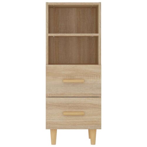  Komoda boja hrasta sonome 34 5x34x90 cm od konstruiranog drva Slike