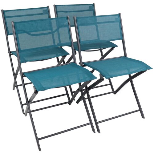 Ambia Garden Set Vrtnih Stolov Sumila, Turkizna, 4-Delni Slike