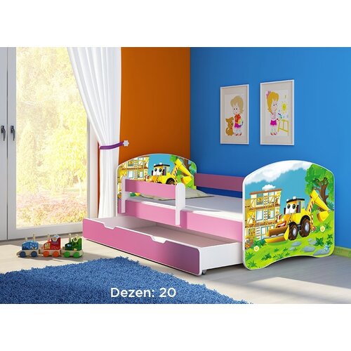 ACMA Krevet za decu Pink sa fiokom 180x80 2 20 Cene