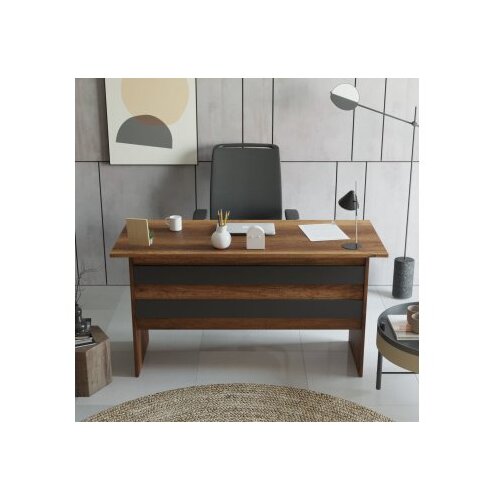 Hanah home Radni sto, 140x73,8x60 cm, Orah Slike