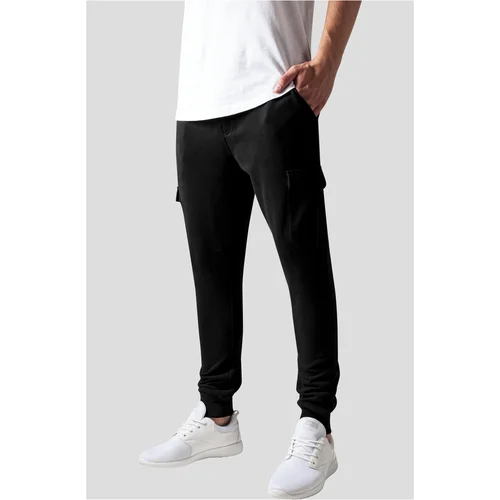 Urban Classics Fitted Cargo Sweatpants Black