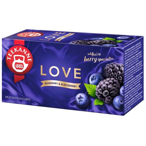 Teekanne LOVE borovnica in robida - 20 Čajnih vrečk Cene