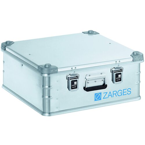 Zarges Aluminijast transportni zaboj, prostornina 67 l, notranje mere DxŠxV 550 x 550 x 220 mm, v robustni izvedbi Cene