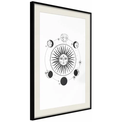  Poster - Sun and Moon 40x60
