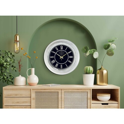 Wallity Zidni sat A80818-Sbyz4Gld, 45x45 cm, Beli Cene