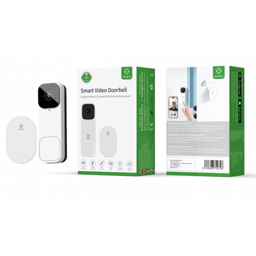 Woox r4331 fhd 3mp wi-fi microsd pametni hi&amp;scaron;ni zvonec Slike