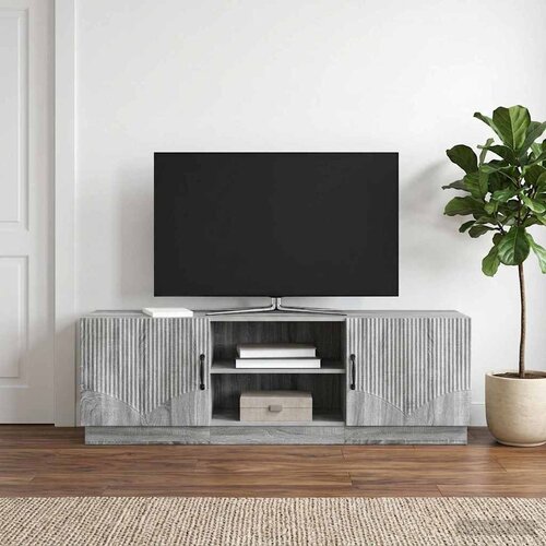 TV ormar Siva sonoma 150 x 31 x 47 cm Konstruirano drvo Cene