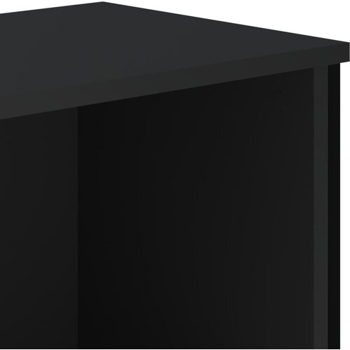  Regal za knjige crni 50x31x137,5 cm od konstruiranog drva Slike