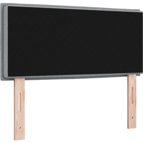 VidaXL led uzglavlje linije dizajn svjetlosivo 90 cm tkanina Slike